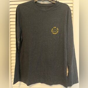 Cat & Jack Gray Long Sleeve Shirt (Child XL-14)